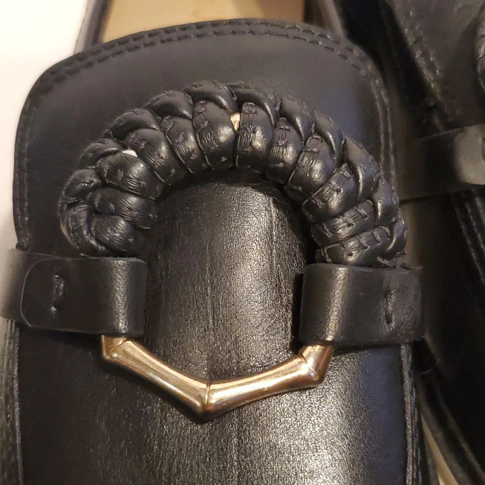 Schutz Rhino Loafers In Black Size 9.5B NWOB